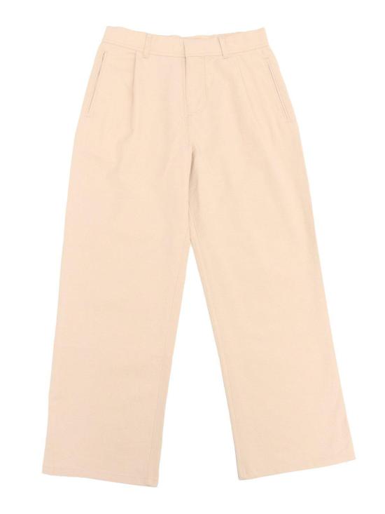  [키즈] 버버리 트레이닝/조거 팬츠 키즈 미드라이즈 스트레이트 레그  베이지