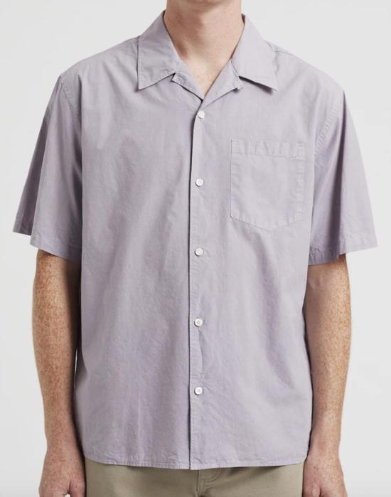  노스프로젝트 반팔 셔츠 노르스 프로젝트 카르스텐 코튼 텐셀 셔츠