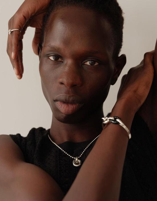  클레드 목걸이/팬던트 코어 볼 체인 루프 목걸이 - CLED