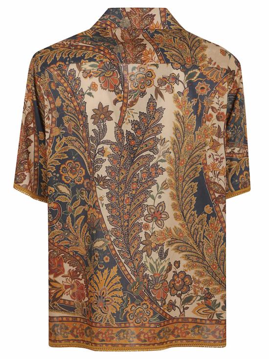  발렌티노 가라바니 반팔 셔츠 Valentino Garavani Camicia 볼링 - VALENTINO GARAVANI