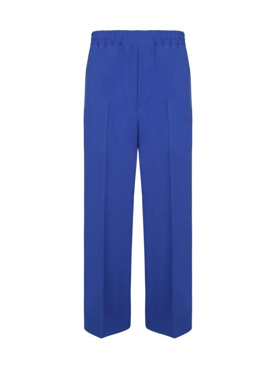  구찌 스트레이트 팬츠 울  블루