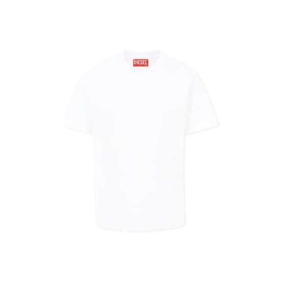  [키즈] 디젤 트레이닝 상의 어린이용  티셔츠 (흰색) - DIESEL