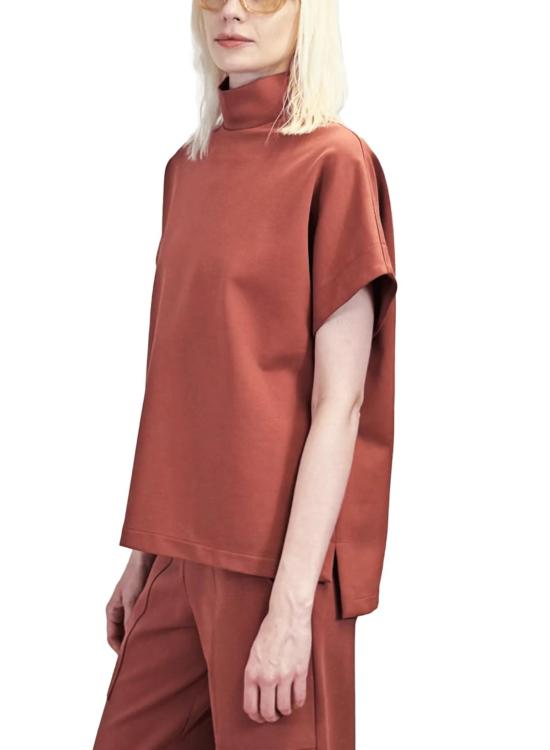  메그 블라우스 스모크 탑