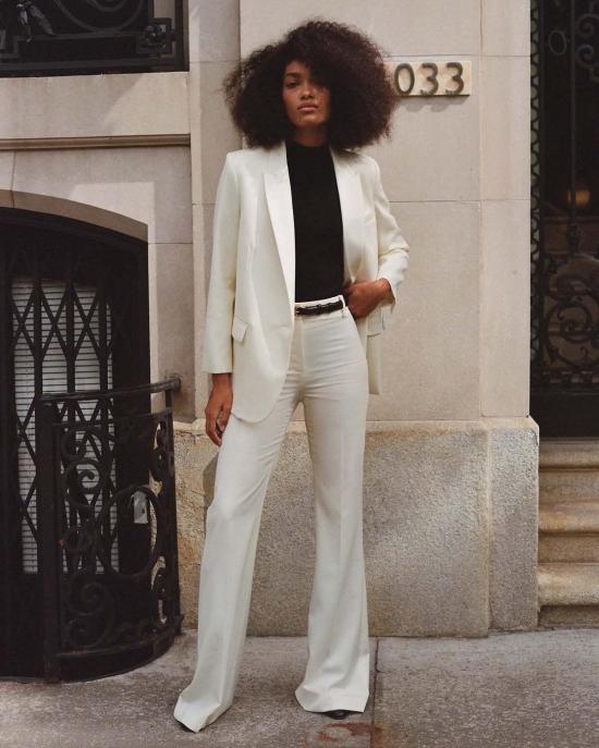  닐리로탄 수트 자켓 닐리 로탄 다이앤 블레이저 화이트