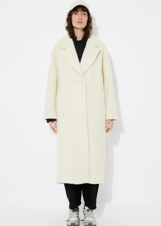  리타 트렌치 코트 로우 세투트 아이스 코트 크림