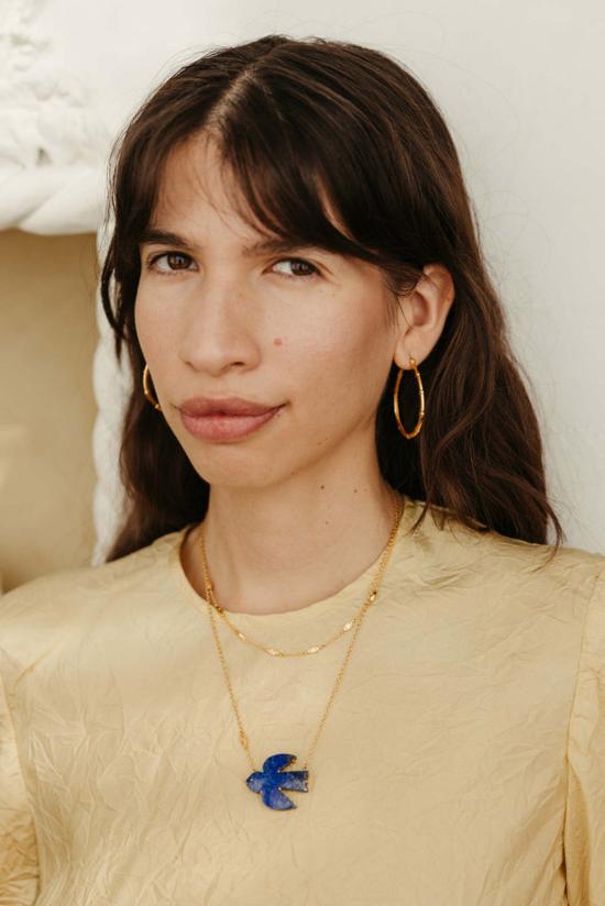  시에라 윈터 주얼리 목걸이/팬던트 키스멧 목걸이 골드 베르메일/화이트 토파즈 - SIERRA WINTER JEWELRY