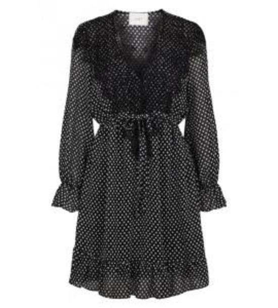  Just Female 숏 원피스 저스트 피메일 에스터 드레스 블랙 도트 - OTHER BRANDS