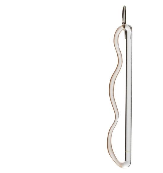  JANE D'ARENSBOURG 이어링 제인 다렌스버그 웨이브  핑크/클리어 - OTHER BRANDS