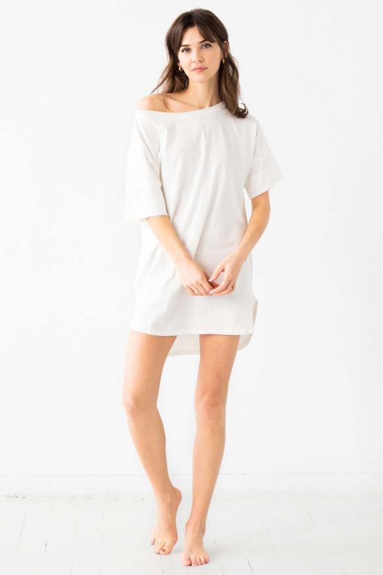  Salua Lingerie 라운지 웨어 살루아 란제리 이지 보트넥 나이트셔츠 - OTHER BRANDS