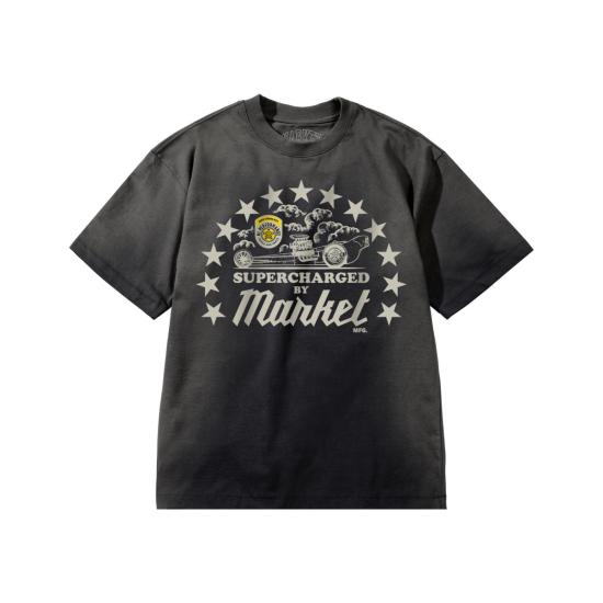  마켓 반팔 티셔츠 슈퍼차지드 티셔츠 - MARKET