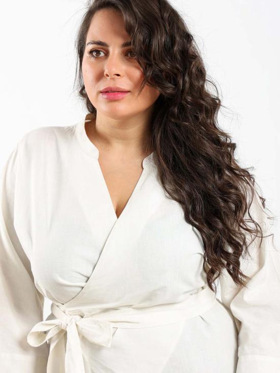  나지라 블라우스 하디아 랩탑 - NAZEERAH