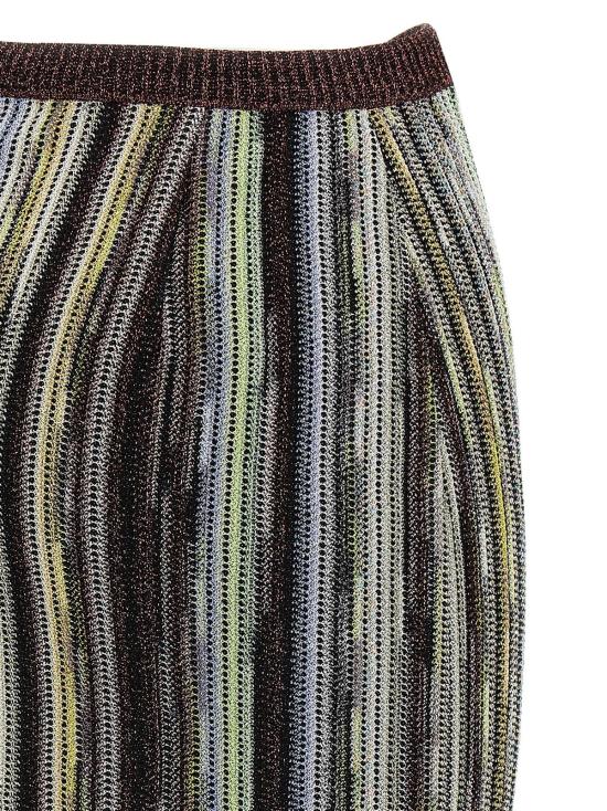  미소니 숏 스커트 미쏘니 카퍼도니 미니 스커트 멀티컬러 - MISSONI