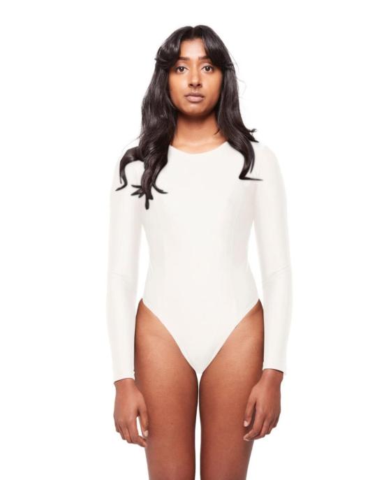  hauslabel 바디수트 티셔츠 하우스라벨 로우컷 보디수트 오바리오