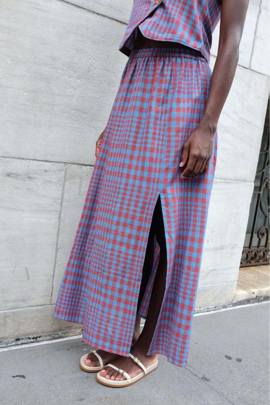  RUJUTA SHETH 롱 스커트 루주타 셰스 카르멘 스커트 비콘 체스