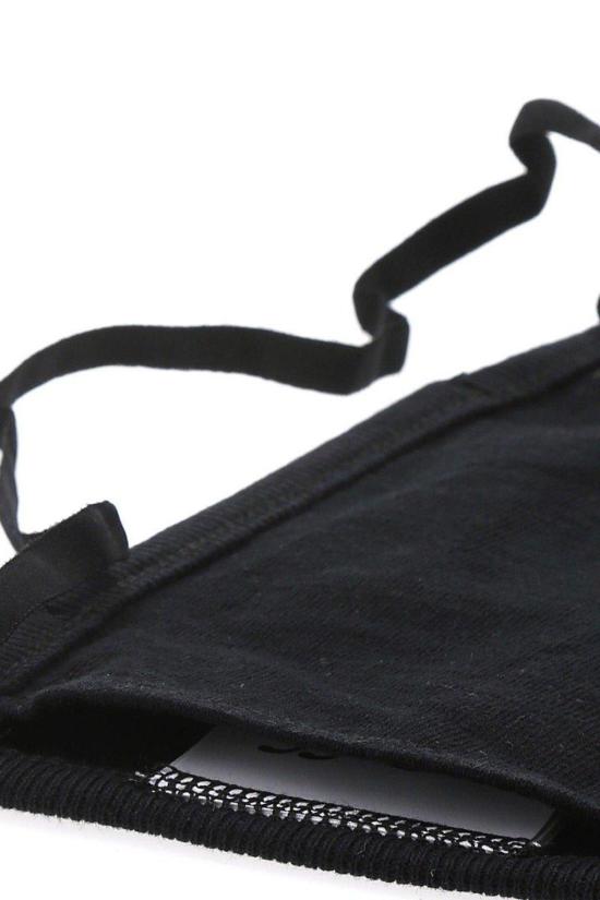  오프화이트 스포츠 액세서리 로고 프린트 블랙 마스크 - OFF WHITE