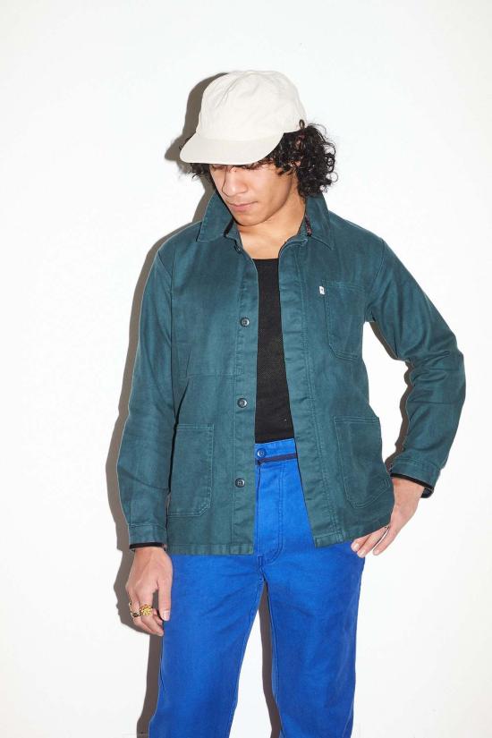  리미티드 에디션 자켓 한정판 프랑스 작업복 재킷 세이지 색상 - LIMITED EDITION