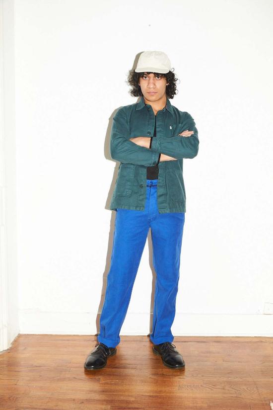  리미티드 에디션 자켓 한정판 프랑스 작업복 재킷 세이지 색상 - LIMITED EDITION