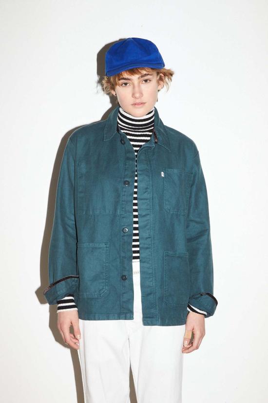  리미티드 에디션 자켓 한정판 프랑스 작업복 재킷 세이지 색상 - LIMITED EDITION