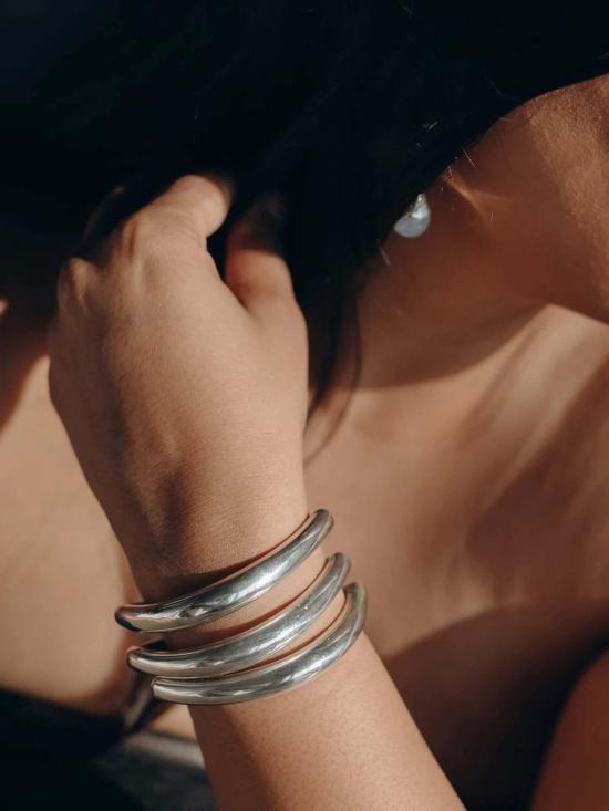  MAANCY 커프스 링크/타이 홀더 마안시 사선 팔찌 - OTHER BRANDS