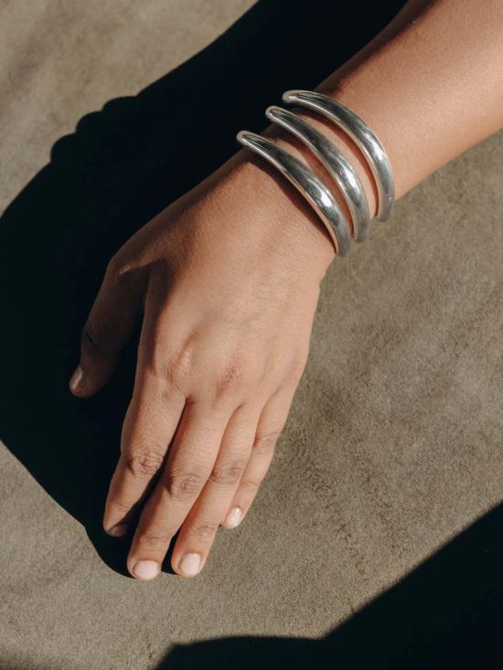  MAANCY 커프스 링크/타이 홀더 마안시 사선 팔찌 - OTHER BRANDS