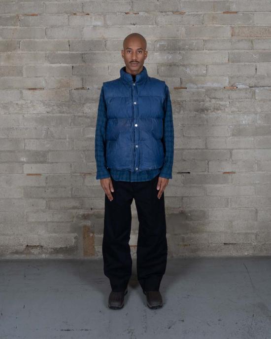  Olderbrother 베스트 형의 왁스 코팅 패딩 조끼 - OTHER BRANDS