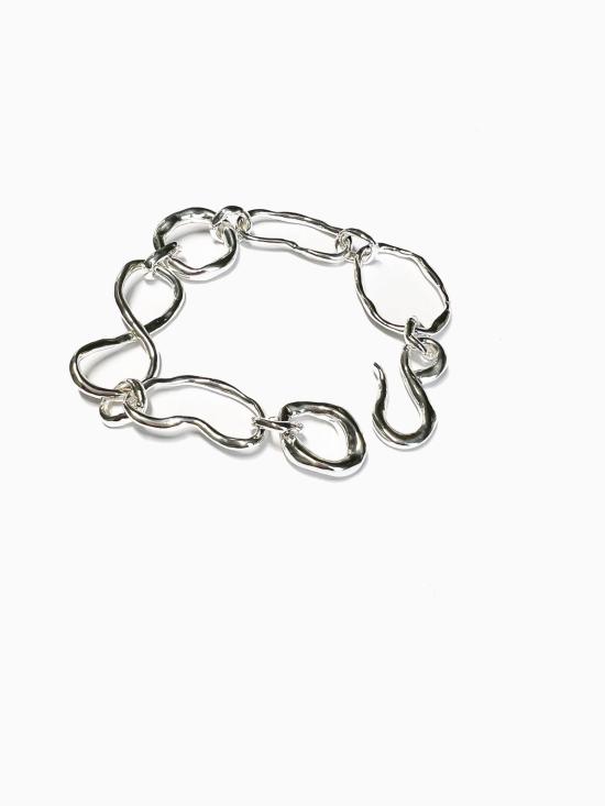  수아이 커프스 링크/타이 홀더 리브 체인 팔찌