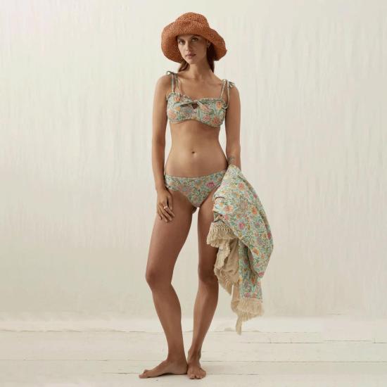  루이스미샤 비키니 수영복 루이스 미샤 바이 비키니 탑 워터 리버사이드 플라워즈