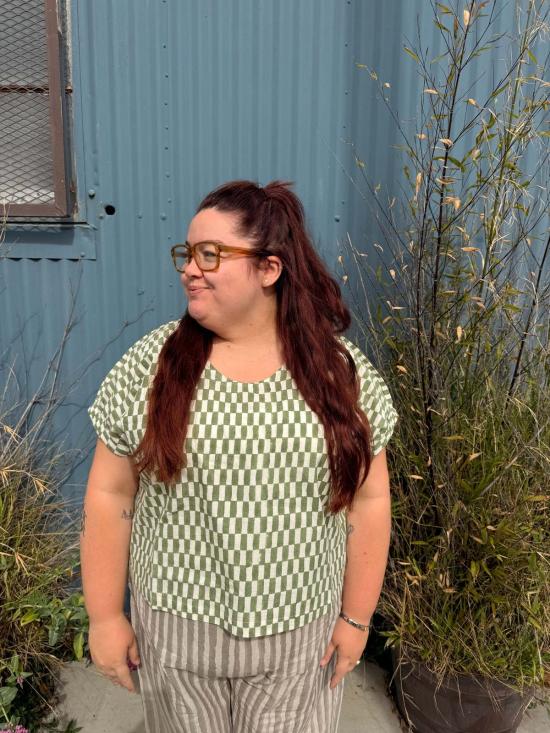  Happy French Gang 팔라초 팬츠 해피 프렌치 갱 오마르 그레이 스트라이프 - HAPPY FRENCH GANG