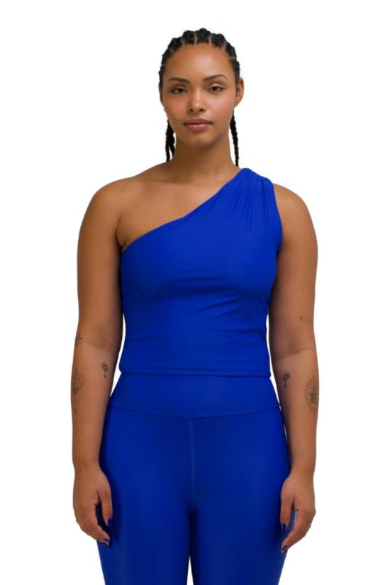  hauslabel 민소매 티셔츠 하우스라벨 Ha 008 원숄더 비대칭 탑 길리