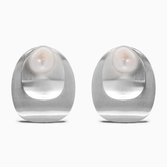  밍유왕 이어링 밍위 왕요코 귀걸이 실버/진주