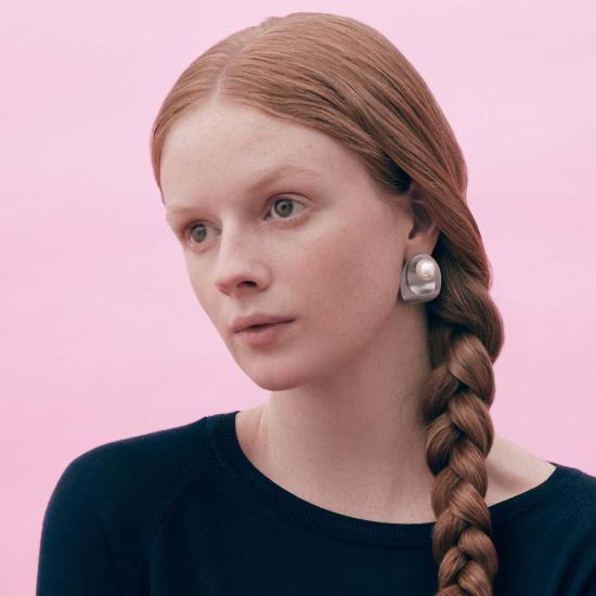  밍유왕 이어링 밍위 왕요코 귀걸이 실버/진주 - MING YU WANG