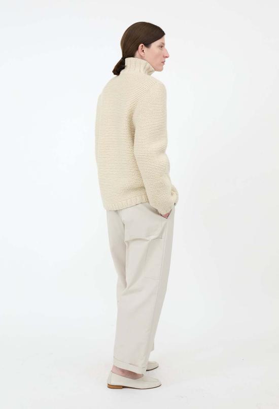  JULIA JENTZSCH 터틀넥 줄리아 젠츠쉬 완다 핸드 니트 캐시미어 스웨터 아이보리 - OTHER BRANDS