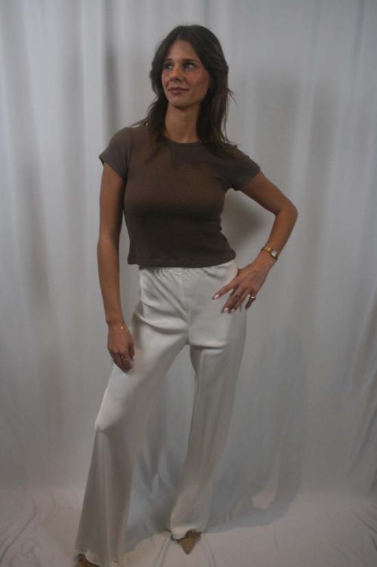  사블린 스트레이트 팬츠 리오 바이어스컷 팬츠