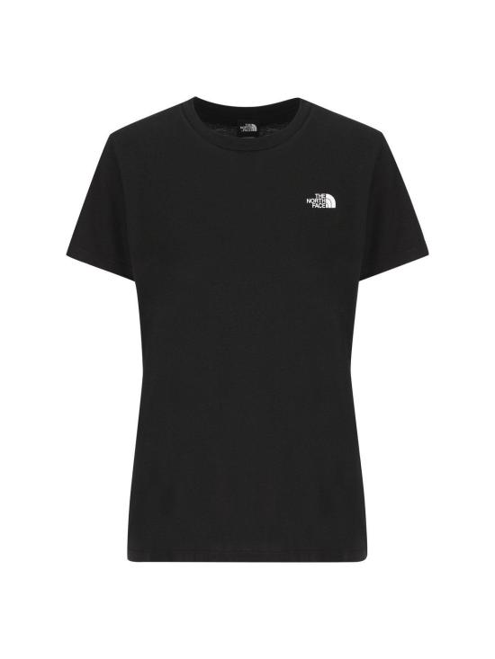  노스페이스 반팔 티셔츠 로고 프린트 크루넥 티셔츠 TNF 블랙