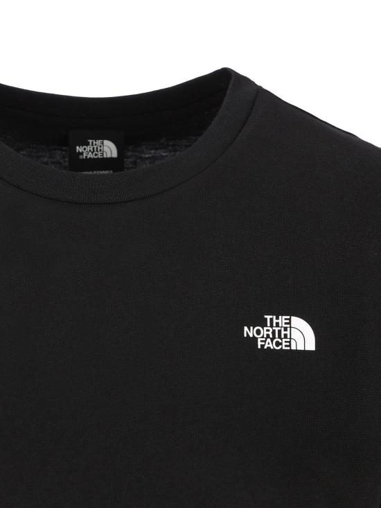  노스페이스 반팔 티셔츠 로고 프린트 크루넥 티셔츠 TNF 블랙 - NORTH FACE
