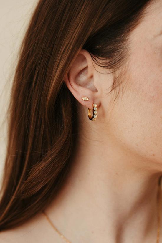  시에라 윈터 주얼리 이어링 악마의 눈 스터드 귀걸이 오팔 - SIERRA WINTER JEWELRY