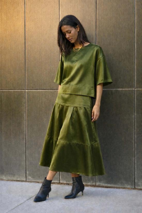  Yesaet 반팔 티셔츠 Haset Organza 탑 멀티 - OTHER BRANDS