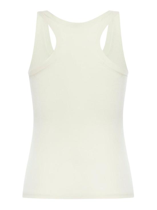  막스마라 민소매 티셔츠 막스 마라 스트레이트 헴 슬리브리스 탑 토일 - MAX MARA