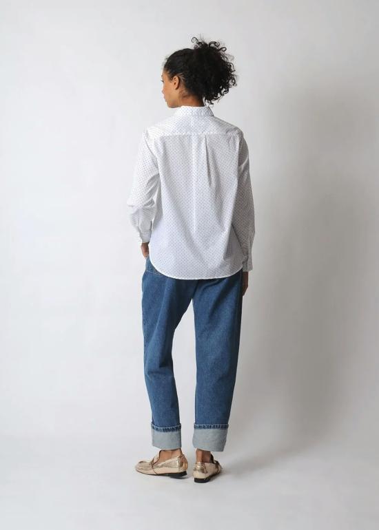  Conifer 셔츠 코니퍼 숏 아트 셔츠 폴카 도트 - CONIFER