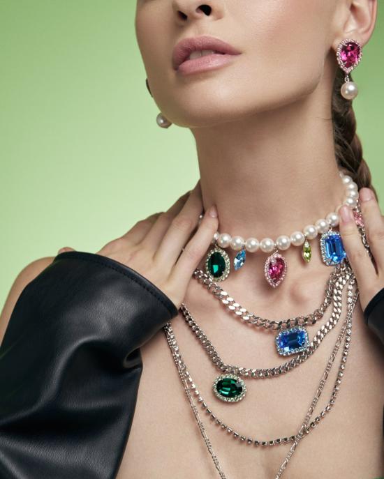  주미 림 목걸이/팬던트 퀸 진주 목걸이 (황동/은) - JOOMI LIM