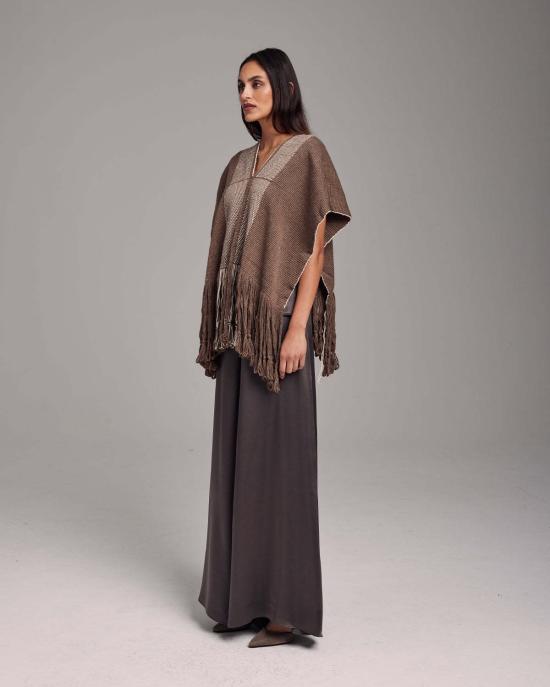  보즈 머플러/스카프 Voz Lineas 프린지 만타 블랙 - VOZ