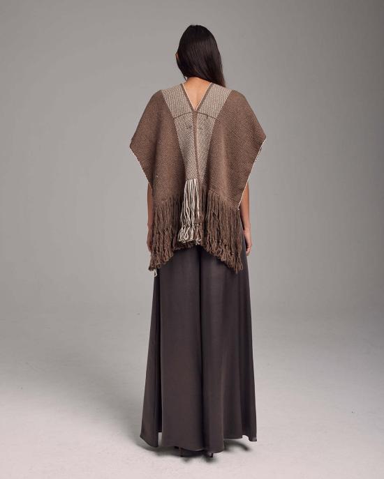  보즈 머플러/스카프 Voz Lineas 프린지 만타 블랙 - VOZ