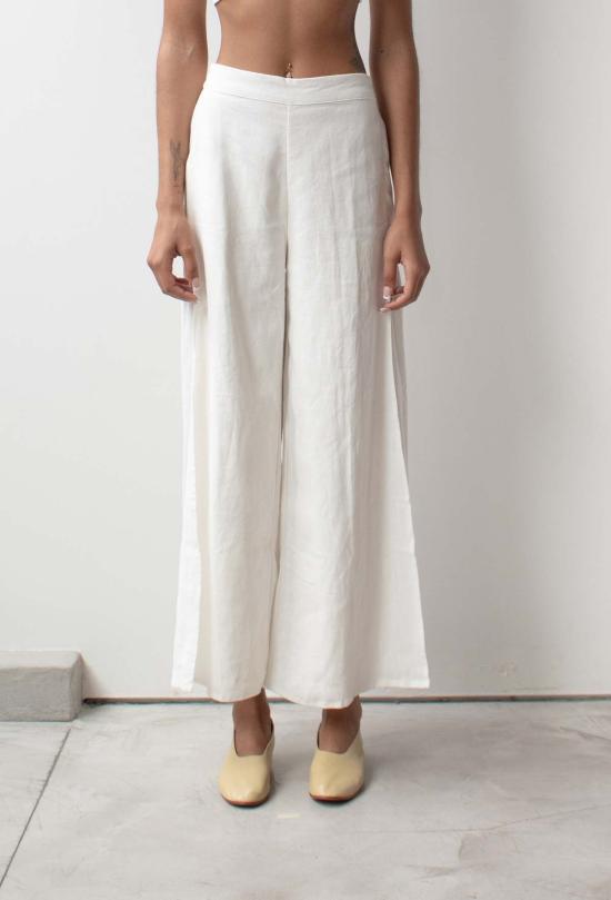  at Dawn. 스트레이트 팬츠 새벽에. 슬릿 와이드 팬츠 - OTHER BRANDS