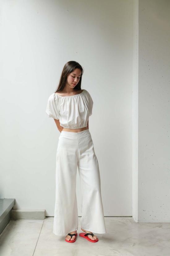  at Dawn. 스트레이트 팬츠 새벽에. 슬릿 와이드 팬츠 - OTHER BRANDS