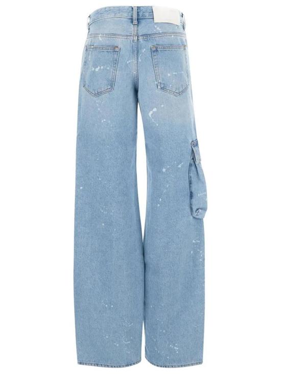  오프화이트 데님 팬츠 토이박스 진 라이트 워시 - OFF WHITE