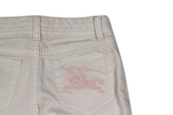  [키즈] 버버리 스트레이트 팬츠 키즈 하의 핑크색 - BURBERRY