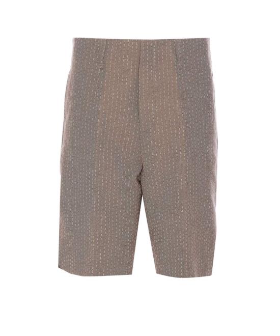  [키즈] 펜디 쇼츠/버뮤다 핀스트라이프 반바지 (회색) - FENDI