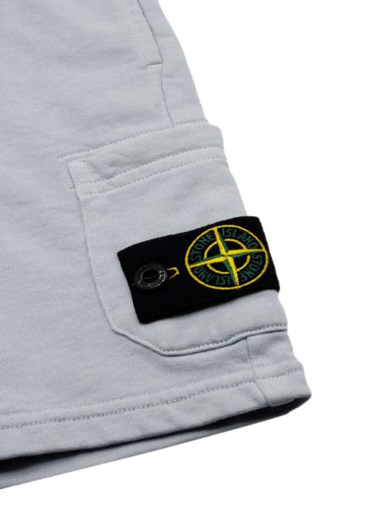  [키즈] 스톤 아일랜드 쇼츠/버뮤다 키즈  바텀스 라이트 블루 - STONE ISLAND