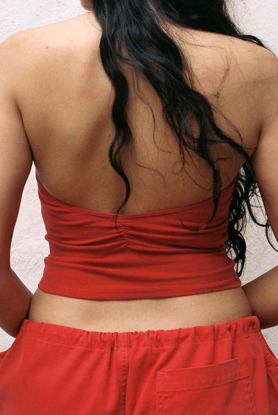  질 로드리게즈 블라우스 길 로드리게스 코라존 홀터탑 - GIL RODRIGUEZ