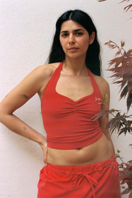  질 로드리게즈 블라우스 길 로드리게스 코라존 홀터탑 - GIL RODRIGUEZ